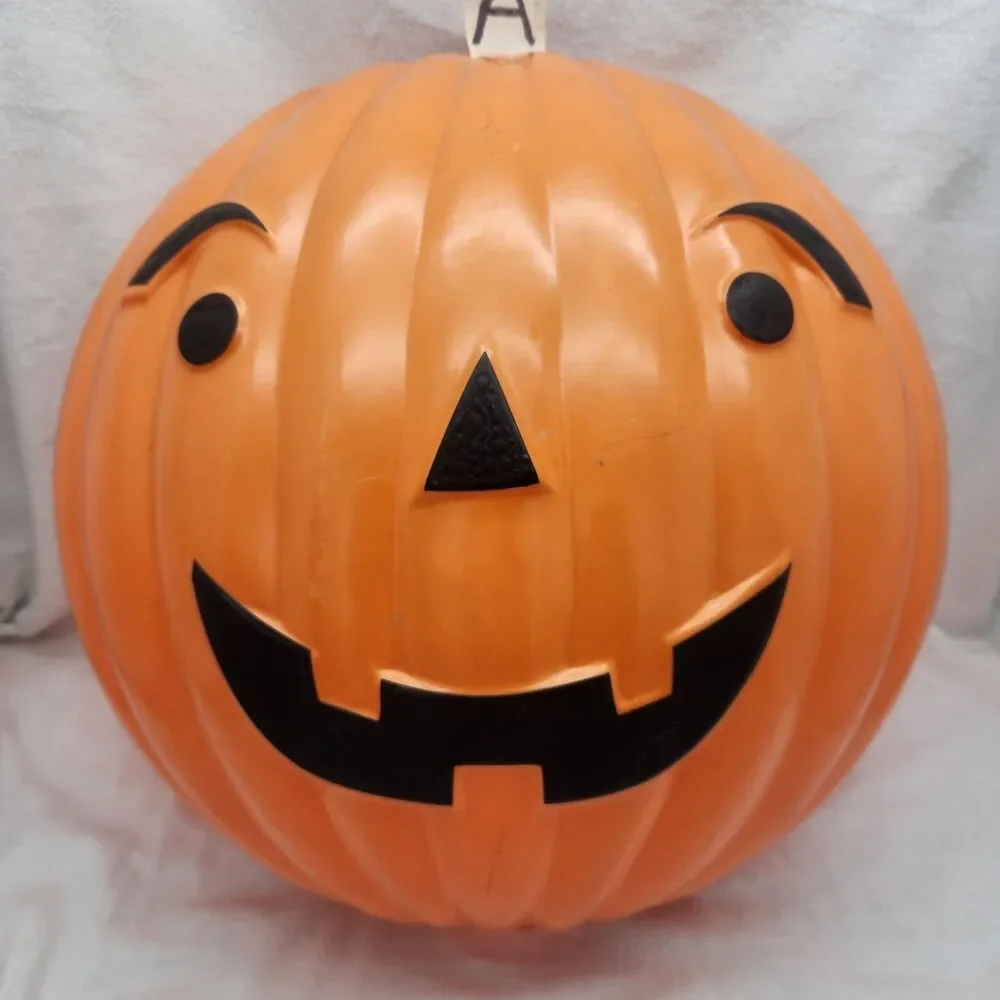 Decoration Jack O Lantern Pumpkin Lamp Post 2Pc Cover Halloween Shamrock Plastic